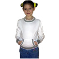 Very trendy round-neck sweater in white