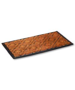 Rubber Moulded Coir Diamond Mat