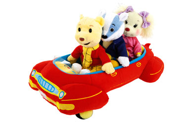 Unbranded Rupert Bear` Plush Car