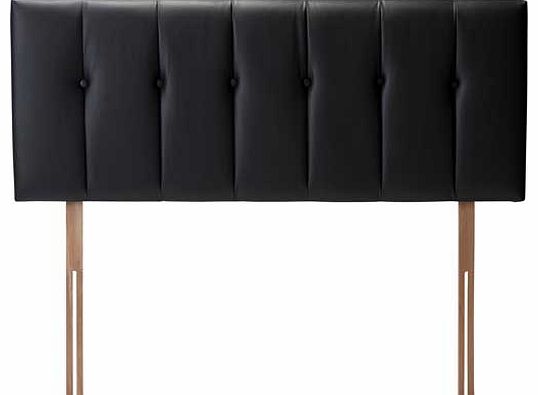 Unbranded Rushden Superking Headboard - Black