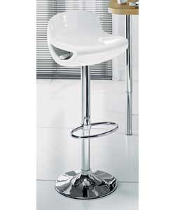 Sabine Gas Lift Bar Stool Black