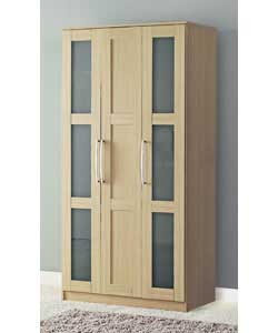 Unbranded Sacramento 3 Door Robe - Oak