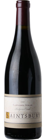 Unbranded Saintsbury Rogers Creek Syrah 2007 Sonoma Coast