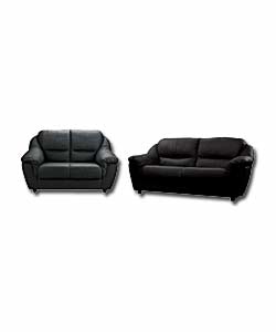 San Marino Black 2 Piece Suite