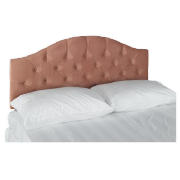 Unbranded Sandon Acrylic Double Headboard, Coral