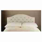 Unbranded Sandon Double Velour Headboard, Oyster