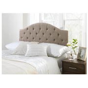 Unbranded Sandon Headboard, Oyster Velour, Double