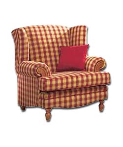 Sandringham Terracotta Wing Back Chair