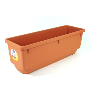 Unbranded Sankey Plantation Trough - Terracotta 45cm/18 Inch