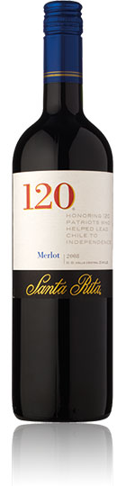 Unbranded Santa Rita 120 Merlot 2008, Rapel Valley