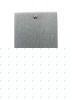 Satin chrome shaver socket with white insert. Dual output of 110 and 240V.