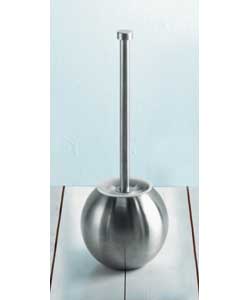 Satin Round Bowl Toilet Brush Holder