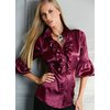 Unbranded Satin Ruffle Blouse