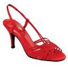Upper: Textile. Lining, sock and sole: Other materials. Heel height approx. 9 cm (3 ins).