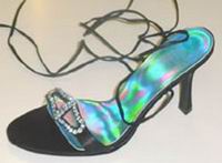 Satin Wrap Shoe