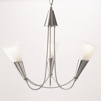 Scala Three Light Pendant Satin Nickel Plated