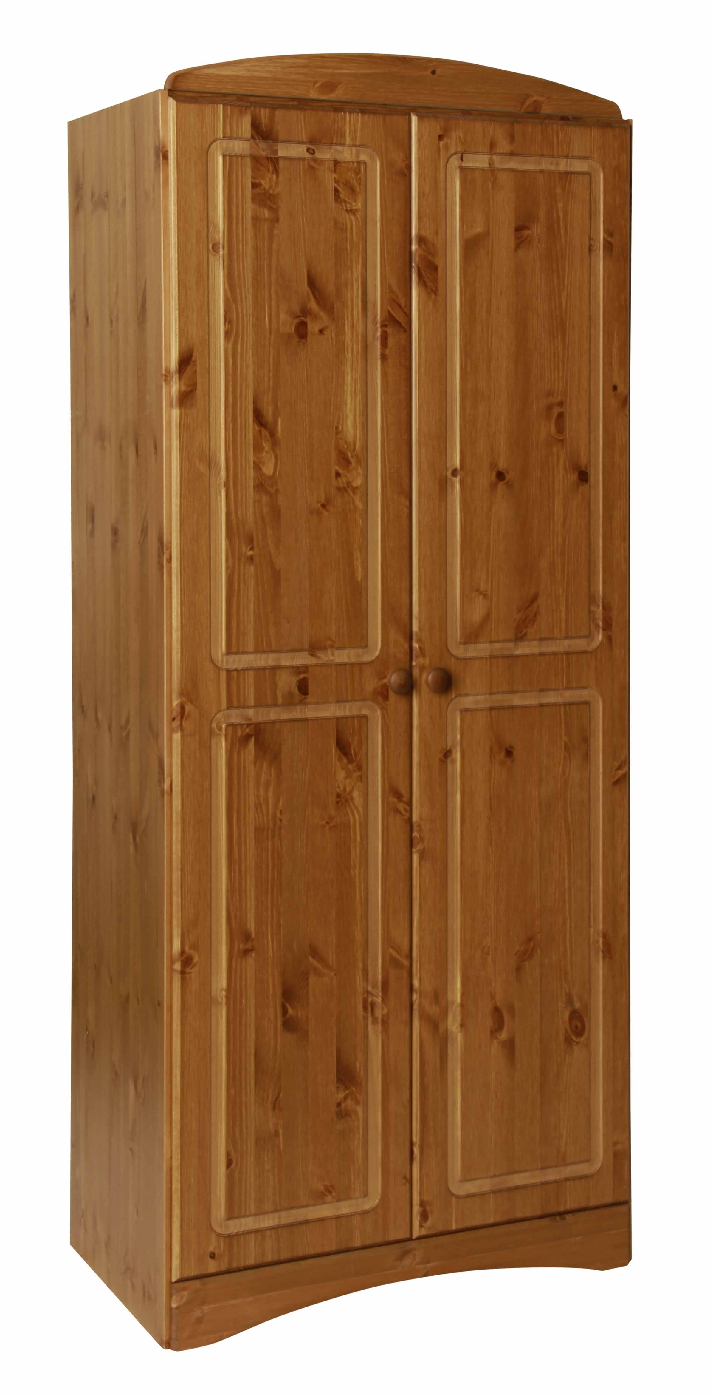 Unbranded Scandi Pine 2 Door Wardrobe