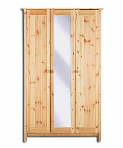 Scandinavia 3 Door Wardrobe with Mirror