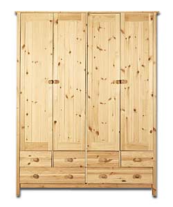 Scandinavia 4 Door Wardrobe