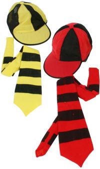 Unbranded School Boy Kit - Hat and Tie (asst. colours)