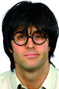 Unbranded Schoolboy Set - Black Wigs and Specs