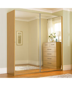 Unbranded Schreiber Sliding Wardrobe Door - Mirror