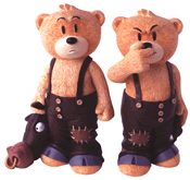 Scratch n Sniff Figurines Bad Taste Bear