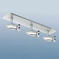 Unbranded SE8763CC - Chrome and Glass Ceiling Spot Light