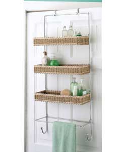 Seagrass Over Door Storage