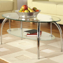 The Carvelle range of dining and living furniture is a stunning combination of lether, chrome and