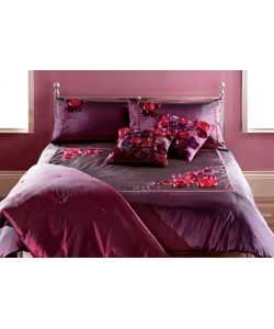 See See Rositta Double Duvet Cover Set - Damson