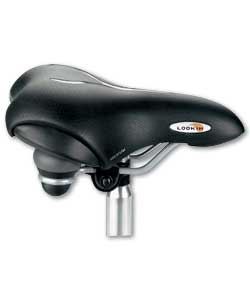 Ideal trekking saddle. Comfort enhanced elastomers