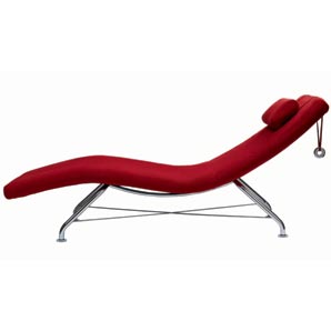 Sense Chaise Longue- Red