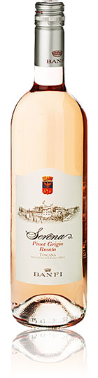 Unbranded Serena Pinot Grigio Rosato 2011, Banfi