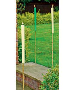 Unbranded Set Of 3 Garden Flares