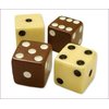 Unbranded Set of 4 Backgammon Spot Dice