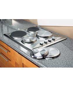 Unbranded Set of 4 Stainless Steel Hob Covers