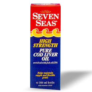 Seven Seas High Strength Cod Liver Oil Liquid - size: 450ml