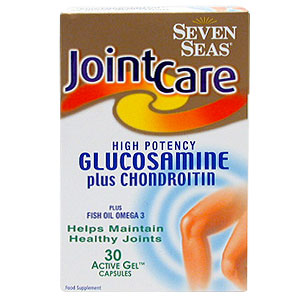 Seven Seas Joint Care - Glucosamine With Chondroitin High Potency Capsules - size: 30