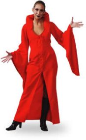 Create a stunning silhouette in this red She Devil dress. Contemporary styling and simple lines