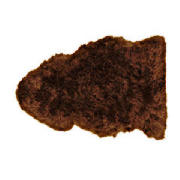 Unbranded Sheepskin Rug, Chocolate