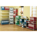 Shelving Unit With 5 Shelves - H183.5 x W91.5 x D46cm