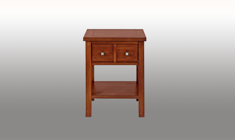 Unbranded Shingsu Bedside Chest - Walnut