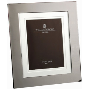 Unbranded Shiny Silver 6 x 8 Wood Back Photo Frame