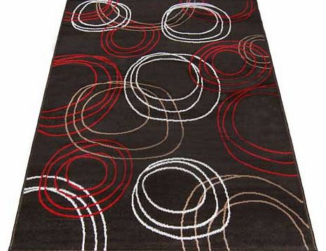 Shiraz Buckley Rug - Chocolate - 120 x 170cm