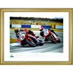 Signed Steve Hislop - No Quarter print