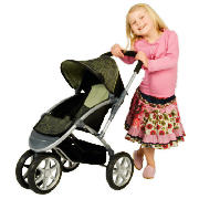 Unbranded Silvercross S4 3 Wheel Stroller - Pistachio