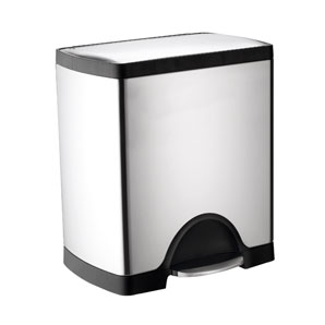 Simplehuman Rectangular Brushed Steel Bin- 25L