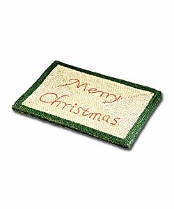 Singing Merry Christmas Doormat