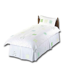 Single Duvet Cover Set - Green